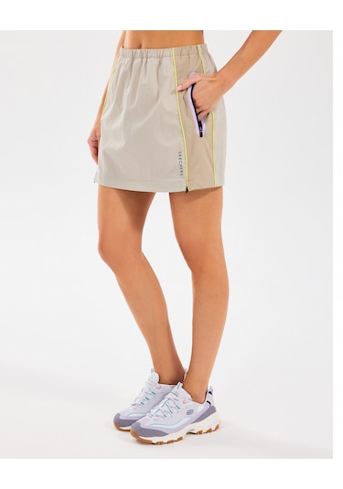Skechers W Skort Short Kadın Off White Şort S2510117-102 Off White Beyaz
