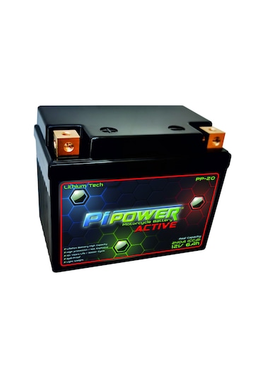 Pipower Active Compact 12v 6ah Lithium Lifepo4 Lityum Motosiklet