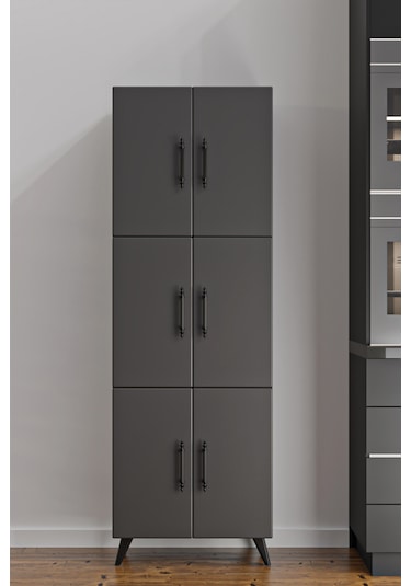 Ae-3010 Nehir Antrasit Gri Çok Amaçlı Mutfak Dolabı & Banyo Dolab