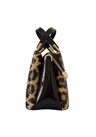 Elegant Leopar Desenli Kadın El Ve Omuz Çantası Leopar