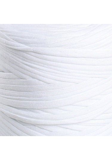 Büro Ev Ofis Hobi Dikiş Atölyesi İçin Beyaz Penye Kumaş El Örgü İpi