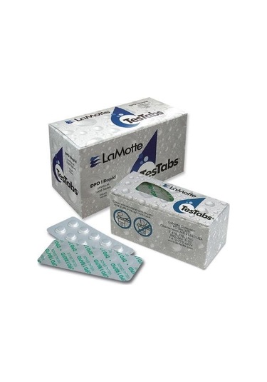 Toplam Klor Test Tableti Lamotte 1000 Ölçüm Dpd3 Dc1500 Cihaz