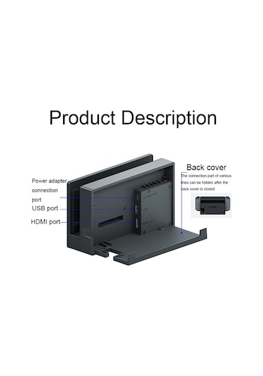 Lm-d-07 Nintendo Switch Video Dönüştürücü Şarj Ünitesi