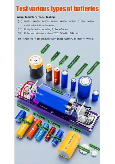 Maoyaya 20a 4-kanallı Pil Test Standı 18650 İç Direnç Kapasitesi
