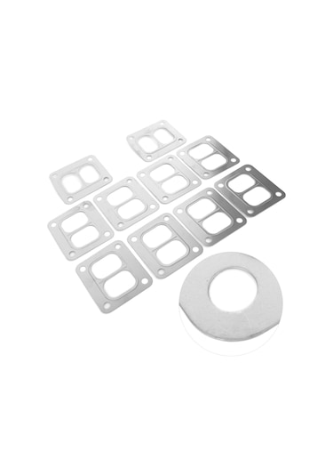 Wezone 10 Adet Inox T4 Turbo Gasket - Garrett T04b/t04e/gt35r/gt40r Uyumlu - Eşit Dağılımlı Sıcaklık Direnci Ve Sağlam Kapama