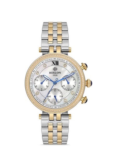 Qt144t-10sg Hislon Kol Saati 35 Mm / Gümüş-gold Gri