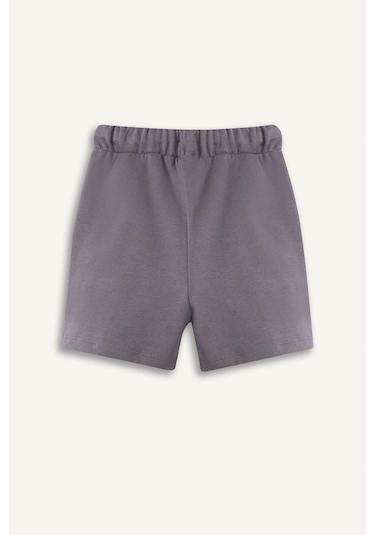 Defacto Erkek Bebek Baskılı Esnek Belliı Şort E1018a525smgr452 Gri