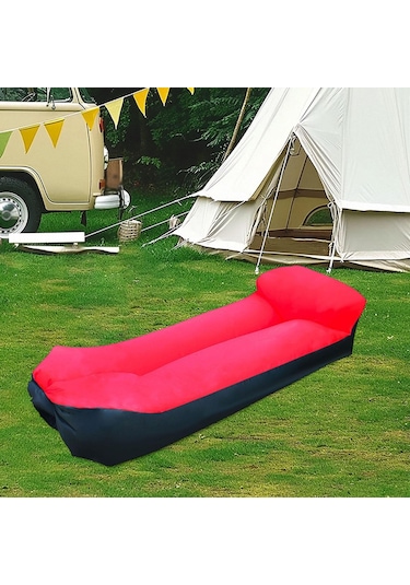 Suntek Şişme Şezlong Yetişkinler Ve Çocuklar Için Trend Kırmızı