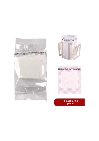 Wezone Japon Malzeme Gıda Seviyesi Filtre Kağıdı, 50 Adet Boş Paketli El Filtreli Kahve Çekirdek Torbası, Pratik Ve Sağlıklı Kahve Hazırlama Diğer