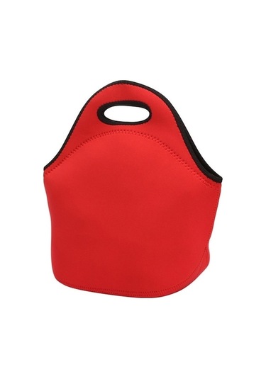 Rogfer Taşınabilir Fermuarlı Çanta Dalış Neopren Öğle Yemeği Çantası Kırmızı Kırmızı Kırmızı