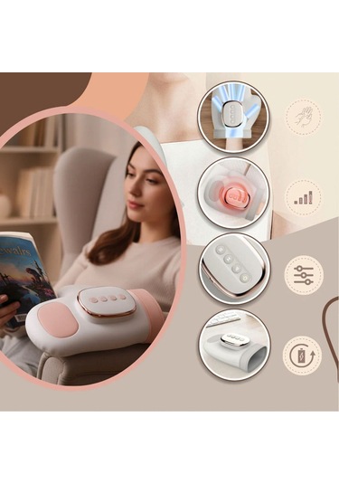 Sunup Sn-30763 Isı Kompresyonlu Akıllı El Masaj Cihazı