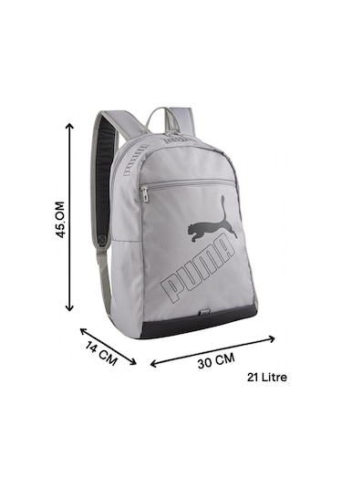 Puma Phase Backpack Iı Hacim: 21 Litre Sırt Çantası Gri