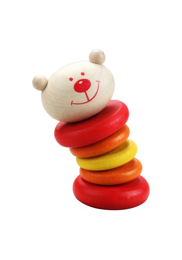 Classic World Ahşap Ayıcık Çıngırak