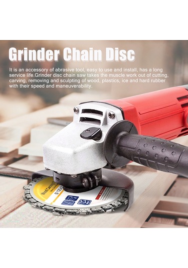 Reedark "115mm/125mm Yüksek Hız Metal Ağaç Oyma Diski - Uzun Ömürlü Taşlama Zinciri"