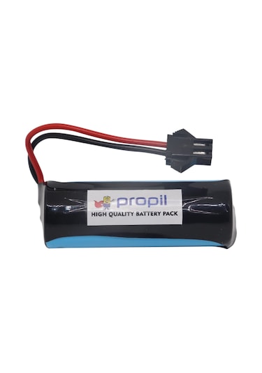 18500 3.7V 1800Mah 15C Li-Ion Helikopter Pil 18Mm Çap 50Mm Uzunlu