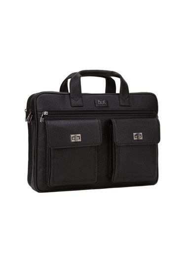 Bilik Deri Siyah Rölax Unisex Laptop & Evrak Çantası Crl V-40 001