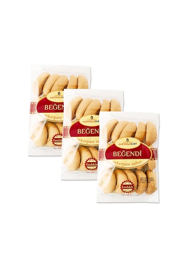 Gazioğlu Üçler Beğendi Fındıklı Şekerpare 240 Gr X 3 Adet