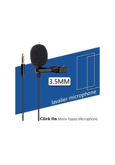 Reedark Mini Taşınabilir Gürültü Önleyici Kablolu Mikrofon - 3.5mm/type-c Seçenekli