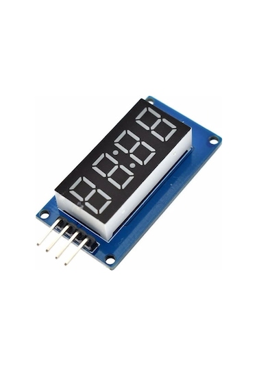 Tm1637 Lcd Ekran Modülü 4 Dijit 7 Segment