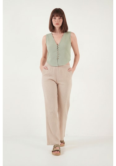 Lela Bayan Yelek 5866661 Olive