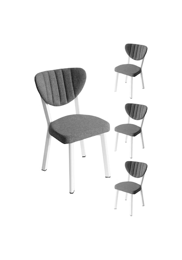 Elma Sandalye 4 Adet- Mutfak, Balkon, Kafe Ve Restoran Sandalyesi