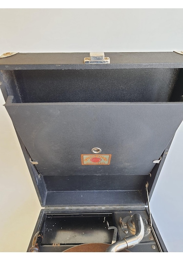 Polyphon Musik Antika Çanta Gramofon 080