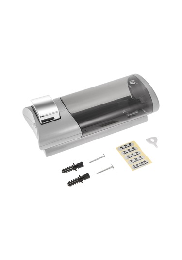 Leezsing Chuangdian Duvara Monte Tek Şişe Manuel Sabunluk Şampuan Kutusu Tuvalet Tutucusu 500 Ml