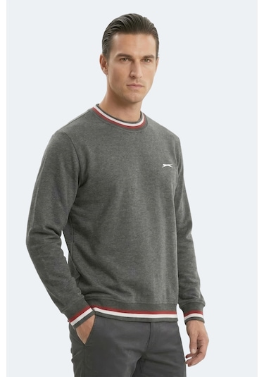 Slazenger Keystone I Erkek Antrasit Sweatshırt