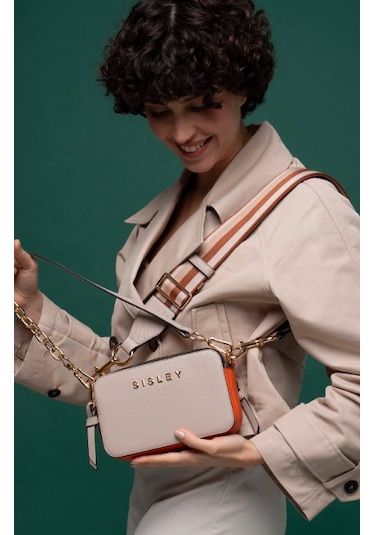 Sisley Kadın Çapraz Çantası C.sly 070 Std / Ten-turuncu Ten-turuncu Ten - Turuncu