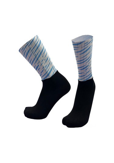 Youmex Spor Cuvalı Bisiklet Çorabı - Dayanıklı Nilon, Soluk, Sürekli Konumda, Unisex, Bisiklet/running/montaj İçin Mavi Mavi