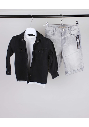 Jack Lions Jacklions Erkek Bebek Kot Kapri Slim Fit - Gri