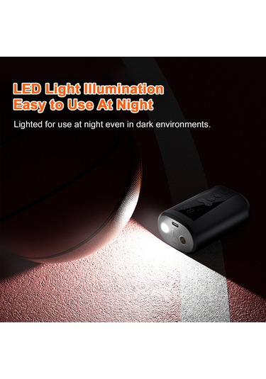 Kangvka Otomatik Durdurmalı Şarjlı Top Pompası - Basketbol, Futbol, Voleybal İçin Taşınabilir 2000mah Bataryalı