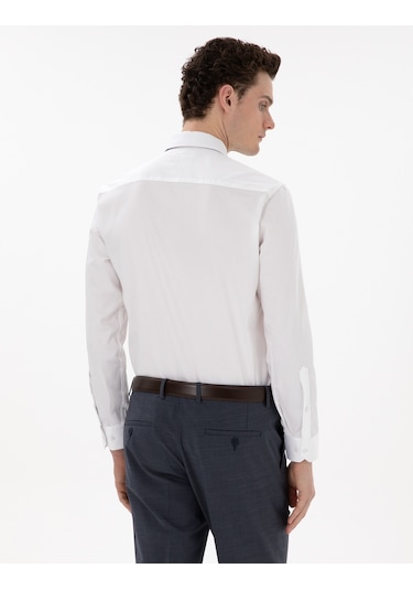 Pierre Cardin Erkek Beyaz Gömlek Basic 50305127-vr013 Beyaz