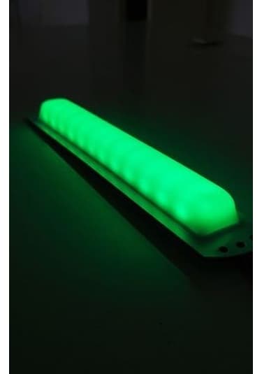 Su Geçirmez Led Lamba Marine Yat Tekne Karavan 24volt-25 Cm yeşil