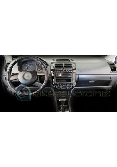 Volkswagen Polo Uyumlu Piano Black Kaplama 2001-2005 14 Parça Seçenekler