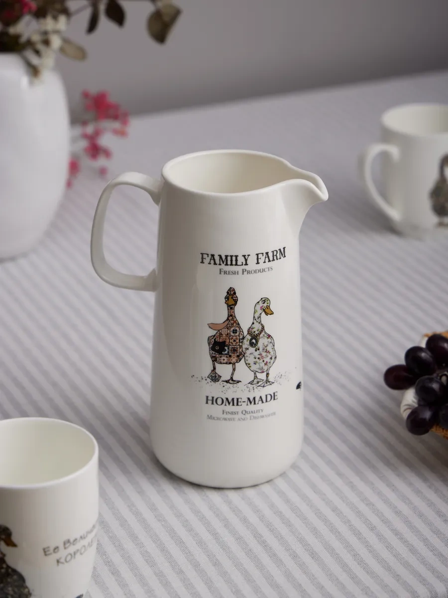 Lefard Family Farm 21 Cm 1.2 L Porselen Su Sürahi 303233033