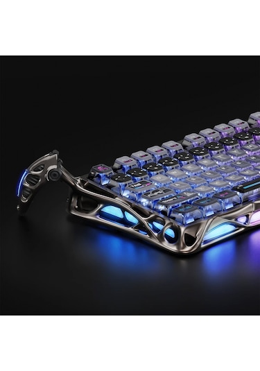 Gravastar Mercury K1 Pro Rgb Alüminyum Çerçeveli Kablosuz Mekanik Gaming Klavye