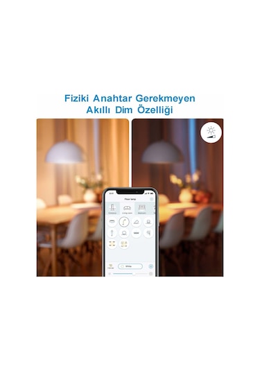 Wiz Renkli Ambiyans Akıllı Led Şerit 2 M - Güç Adaptörü Dahildir