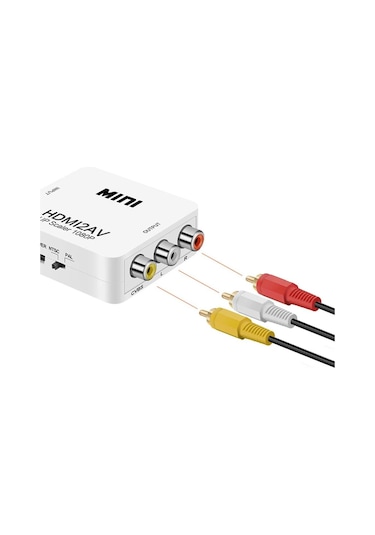 Fully G-573o Hdmı To Rca Mini Model 1920x1080 Çevirici Konvertör