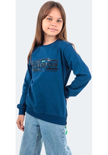 Slazenger DUNA IN Çocuk  Lacivert Sweatshirt