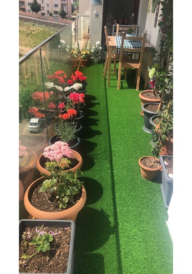 Yapay Çim Ilkbahar 20 Mm Suni Dekoratif Çim Halı M2