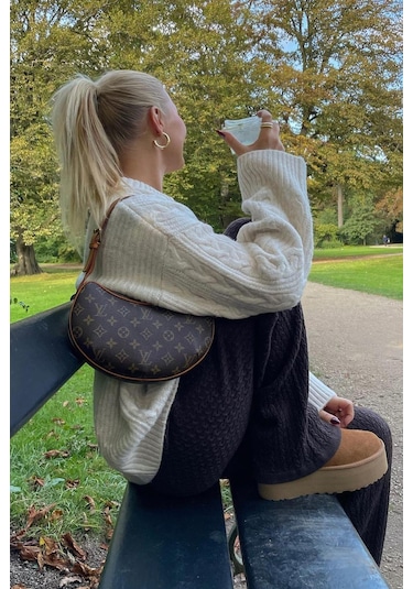 Madmext Ekru Bisiklet Yaka Örme Triko Kazak Mg2009-ekru Ekru