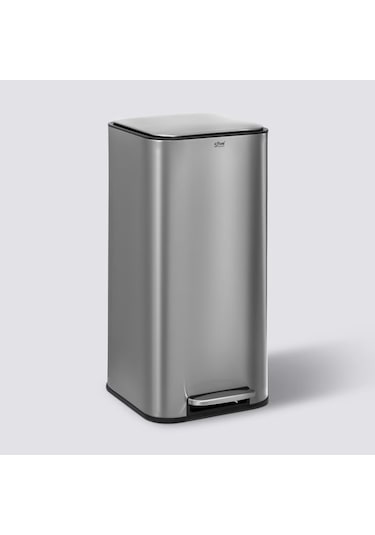 Delta 30 Lt.çöp Kutusu/kare-inox Antrasit Gri