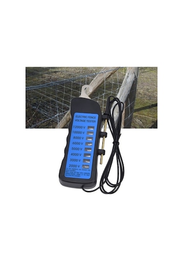 Electric 12kv Su Geçirmez Çiftlik Çit Voltaj Test Cihazı - 8 Led Göstergeli