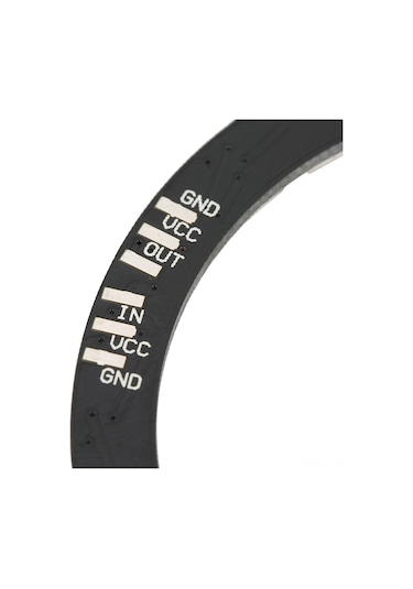 Kosona 24 Adet Adreslenebilir Rgb Led Işık Halka Modülü - 5v Dc, 24-bit Kontrol, Zincirleme Bağlantı Desteği Diğer