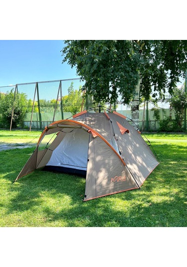 Iglo 3 Kişilik Çadır Argeus - Bagajlı Çift Tenteli - Otomatik Kurulum - Arg-204 - 4 Mevsim Çok Renkli