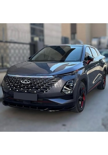 Chery Omoda 5 Parlak Siyah Boyalı Ön Lip Plastik