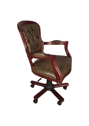 Crown Ofis Sandalyesi Ceviz