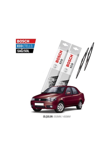 Fiat Albea Silecek Takımı 2002-2012 Bosch Eco