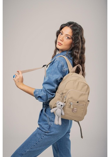 Ççs Kadın 17952 Sırt Çantası Vizon